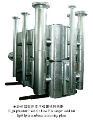 SASPG High Pressure Plate Fin Heat Exchanger 480 T/D Anti Erosion