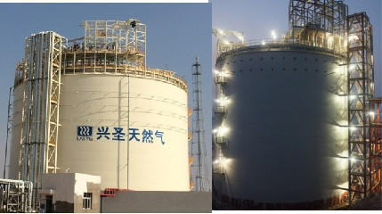 Flat Bottom Single Containment LNG Storage Tank 30000m3