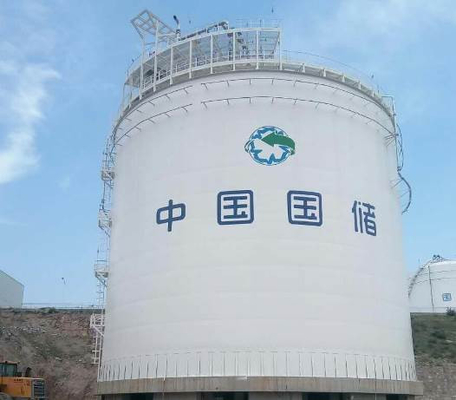 Fixed Three Wall LNG Fixed Flat Bottom Storage Tank 1.75Mpa