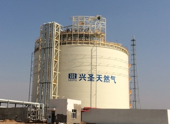 50000M3 Flat Bottom Storage Tank 0.8 Mpa Large LNG Tank