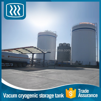 ISO9001 High Pressure Cryogenic Liquid Oxygen Storage Tanks 3500 Liters