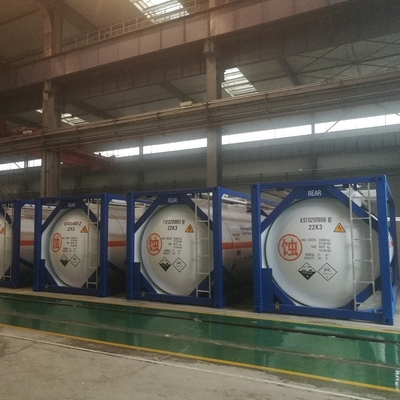 20ft 40ft T75 Liquid Oxygen ISO Container Length 6058mm