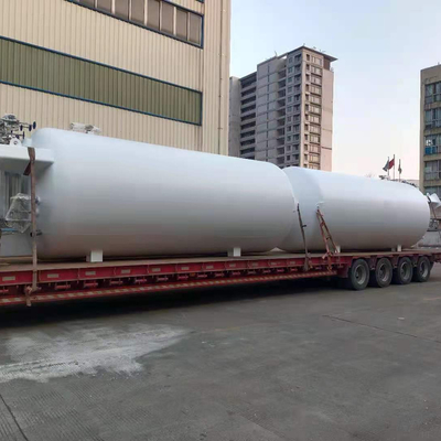 Horizontal 16MnDR Q235-B Liquid Co2 Cryogenic Storage Tank 2.2MPa