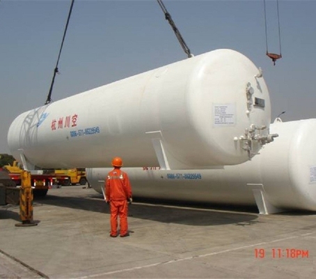 Horizontal 16MnDR Q235-B Liquid Co2 Cryogenic Storage Tank 2.2MPa