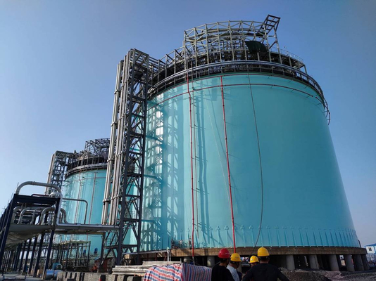 Vacuum Insulated Cryogenic Liquid Flat Bottom Storage Tank 250m3