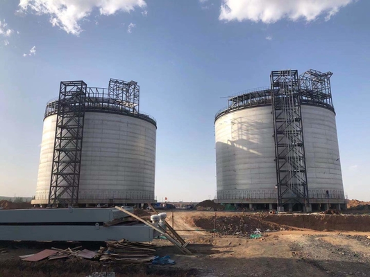 Vertical Horizontal Full Containment LNG Flat Bottom Storage Tank 1.75Mpa